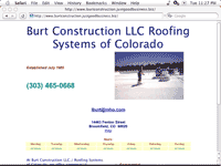 Burt Construction Co Roofing Systems